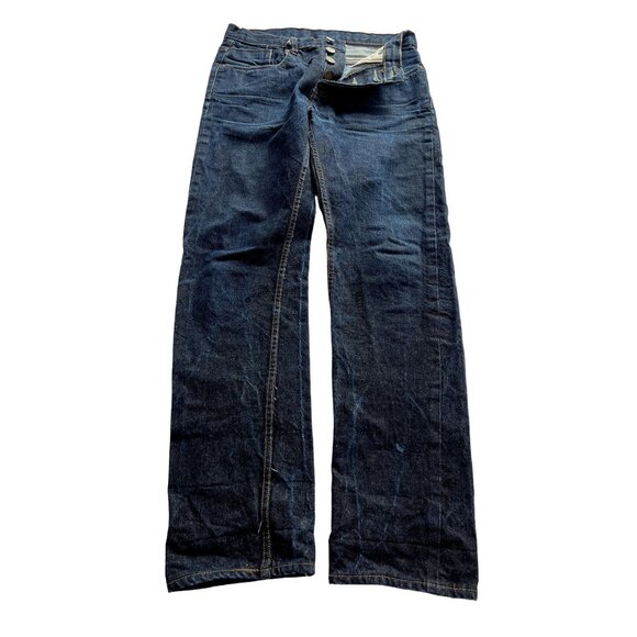 Thom Browne Straight Leg Button Fly Jeans in Blue Size 32 - Picture 1 of 5